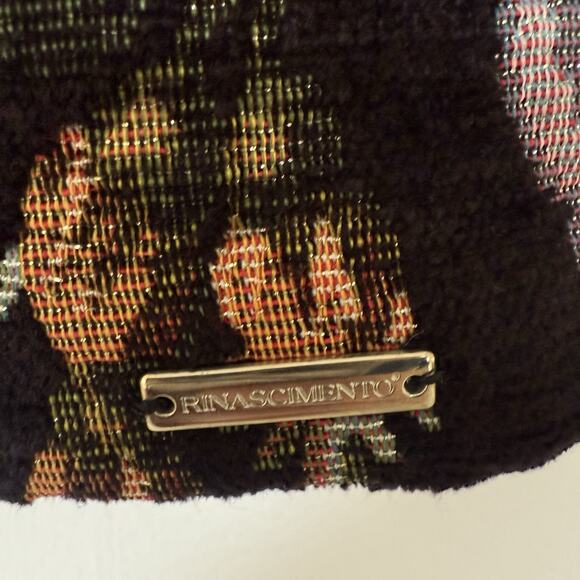 Rinascimento Floral Tapestry Fit And Flare Mini Dress Made In Italy S Holiday - Picture 8 of 11